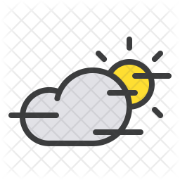 256x256 Mist Icon Of Colored Outline Style