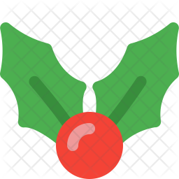 256x256 Mistletoe Icon Of Flat Style
