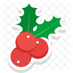 256x256 Mistletoe Icon Of Sticker Style