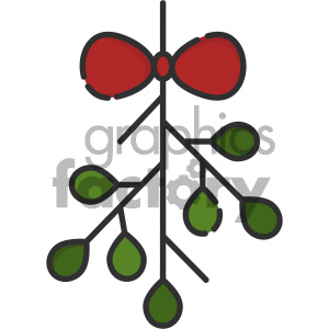 300x300 Mistletoe Vector Icon Clipart Royalty Free Gif, Png