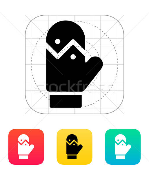 Mitten Icon Vector Illustration Vector Icon 514x600 Mitten Icon Vector Illustration Vector Icon