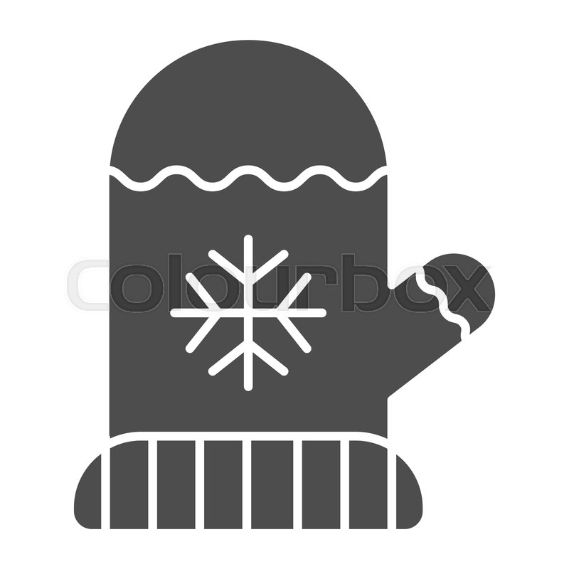 Mitten With Snowflake Solid Icon Warm Stock Vector Colourbox 800x800 Mitten With Snowflake Solid Icon Warm Stock Vector Colourbox