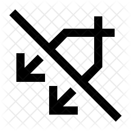 256x256 Do Not Mix Icon Of Line Style
