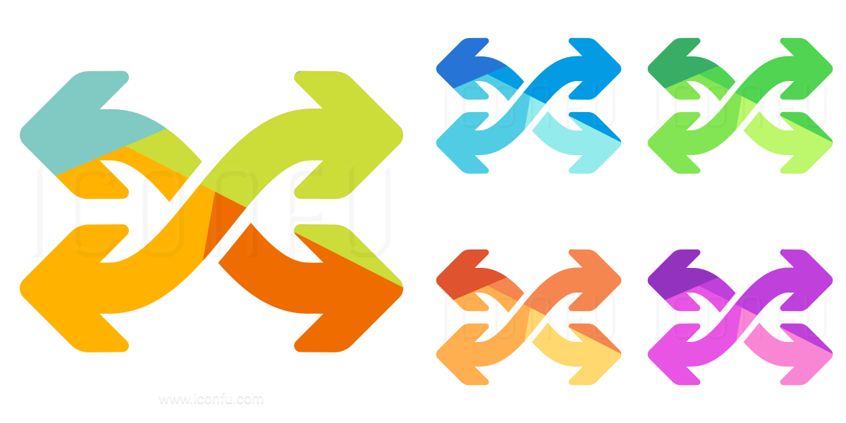 1200x600 Arrows Mix Icon