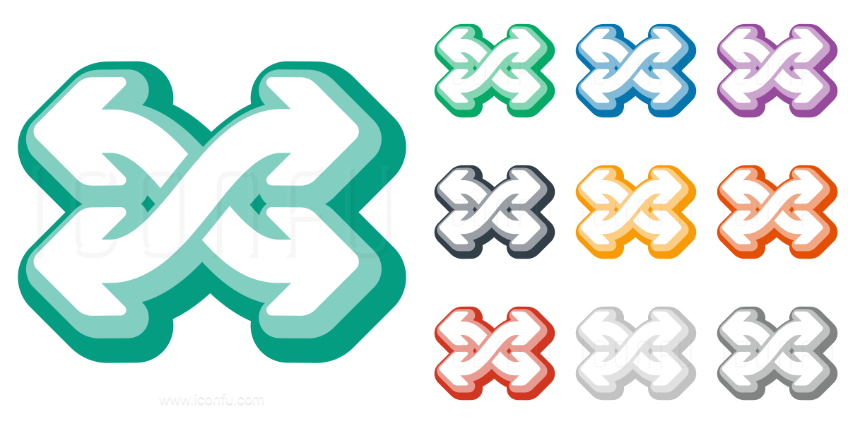 1200x600 Arrows Mix Icon