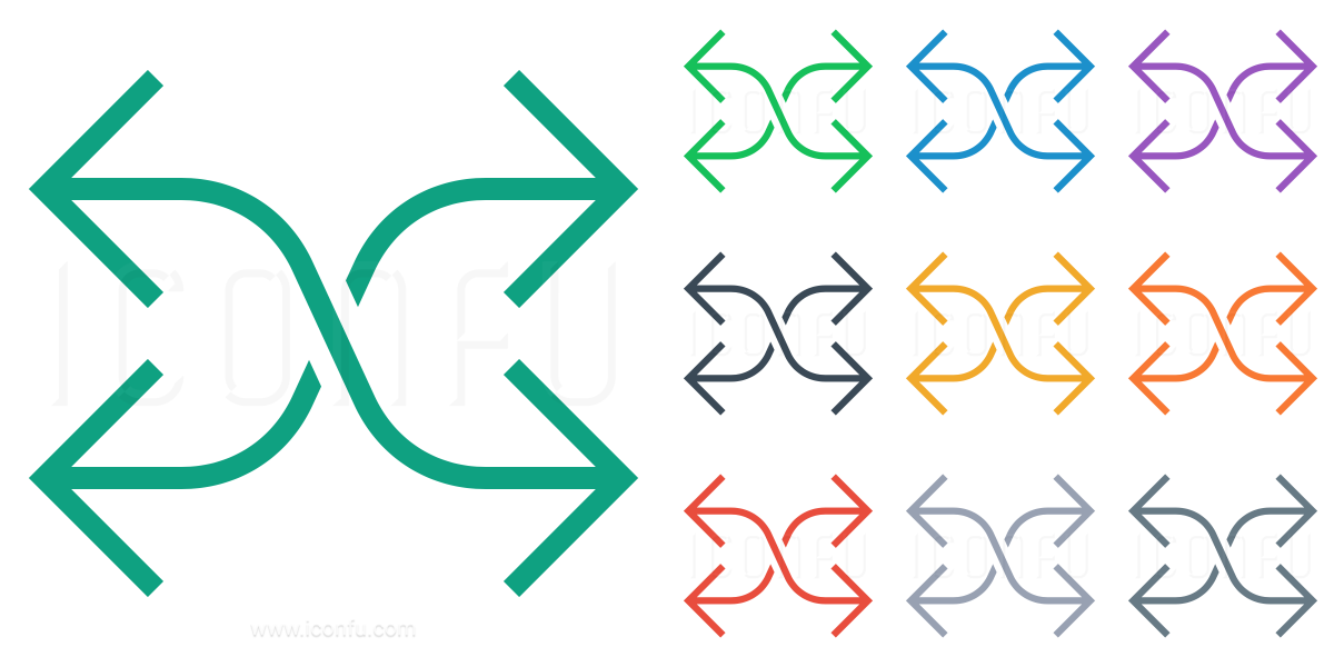 1200x600 Arrows Mix Icon
