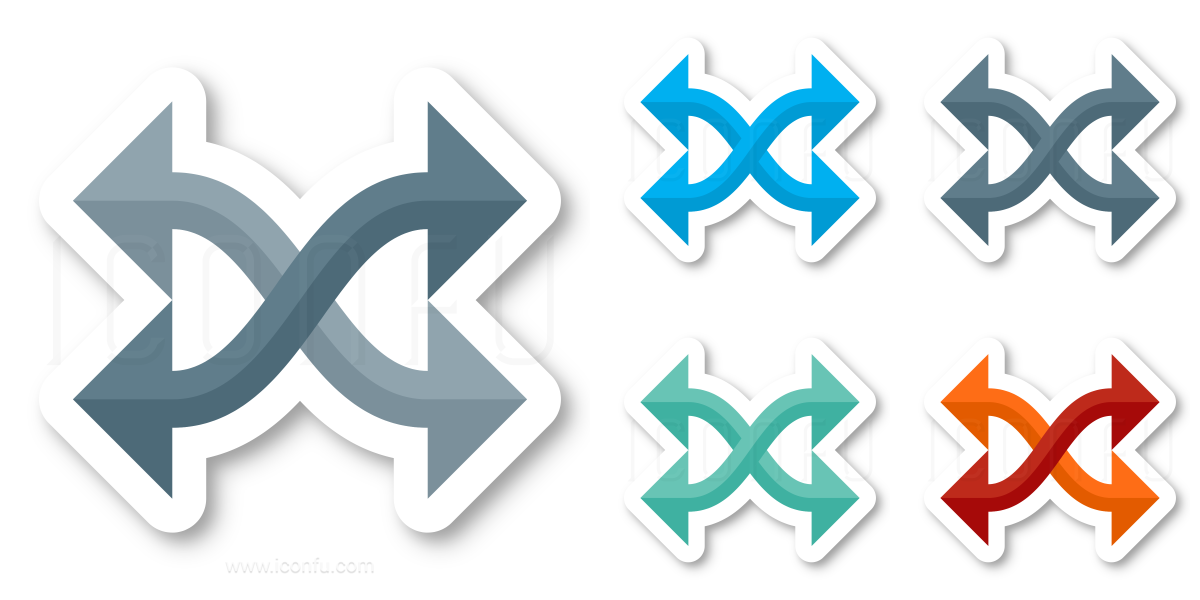 1200x600 Arrows Mix Icon
