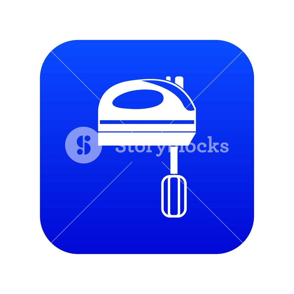 1000x1000 Mixer Icon Digital Blue For Any Design Isolated On White Vector