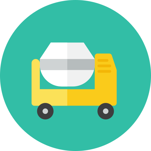 512x512 Cement, Mixer Icon Free Of Kameleon Round