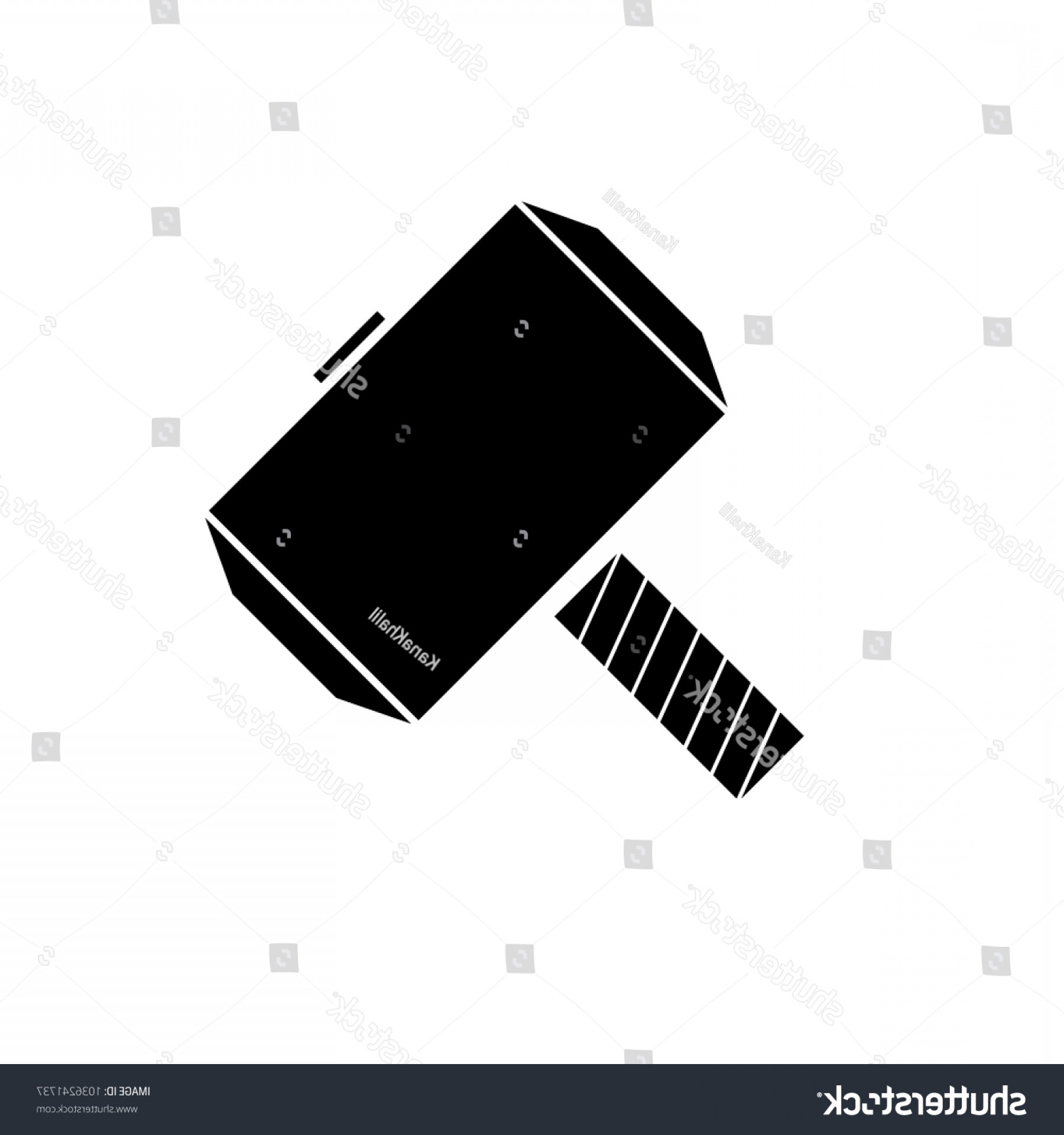 1800x1920 Mjolnir Aka Thors Hammer Vector Icon Soidergi