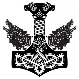 300x300 Photostock Vector Hammer Of Thor Silhouette Mjolnir Icon Soidergi