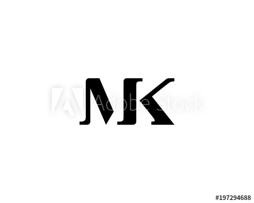 Mk Letter Logo Icon 500x400 Mk Letter Logo Icon