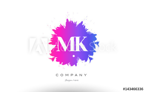 Mk M K Purple Magenta Splash Alphabet Letter Logo Icon Design 500x318 Mk M K Purple Magenta Splash Alphabet Letter Logo Icon Design
