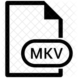 256x256 Mkv Icon Of Line Style