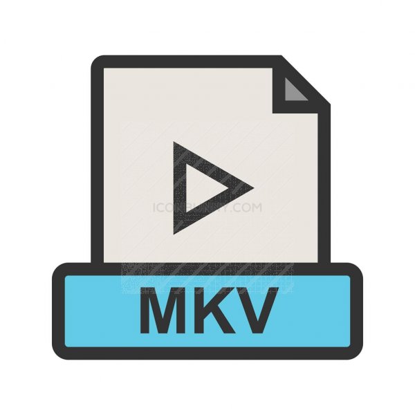 600x600 Mkv Line Filled Icon