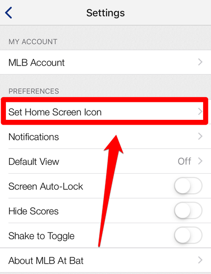 431x560 How To Change The Icon For Mlb At Bat On An Iphone Or Ipad