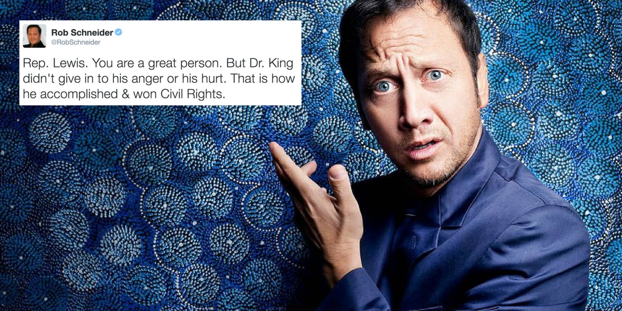 2048x1025 Rob Schneider Condescends To Rep John Lewis, A Civil Rights Icon