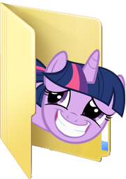 181x257 Custom Twilight Sparkle Folder Icon