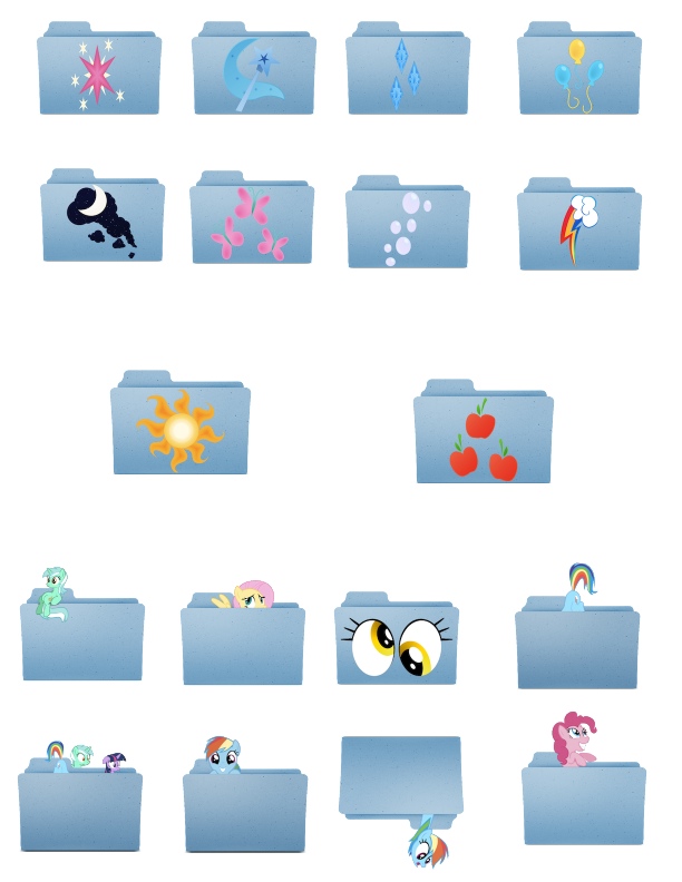 612x792 Mlp Fim Mac Folder Icons
