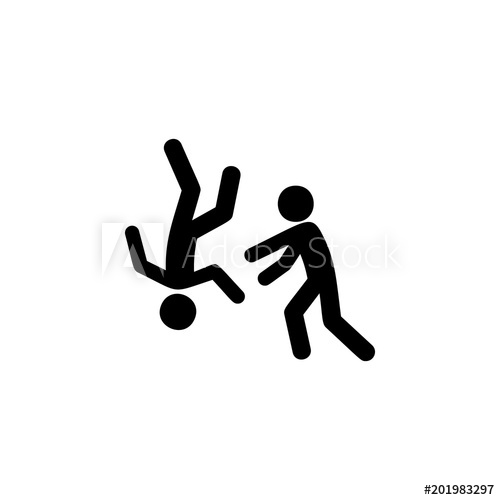 500x500 Wrestling Icon Element Of Fighting Ana Mma Illustration Premium