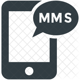 256x256 Mms Icon Of Glyph Style