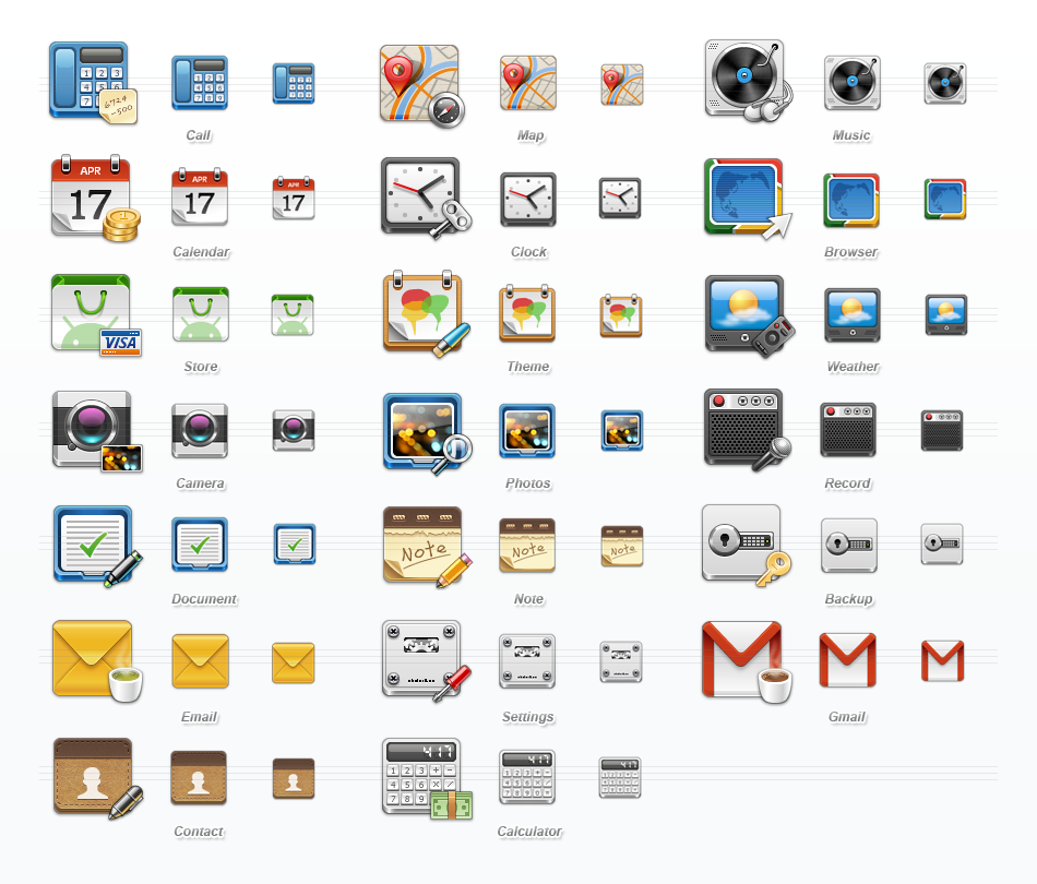 950x810 Mobile Application Icon Set Icons And Teasery Application Icon