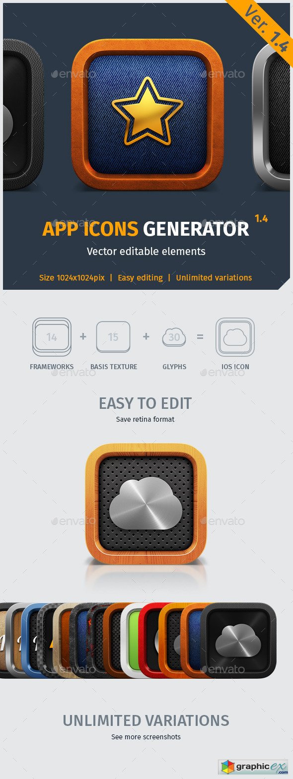 590x1570 App Icon Generator Free Download Vector Stock Image