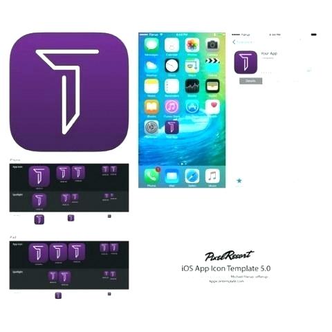 480x480 App Presentation Template Design Full Mobile Templates Ios App
