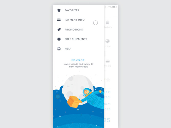 700x525 Mobile Menu Design User Interface Examples