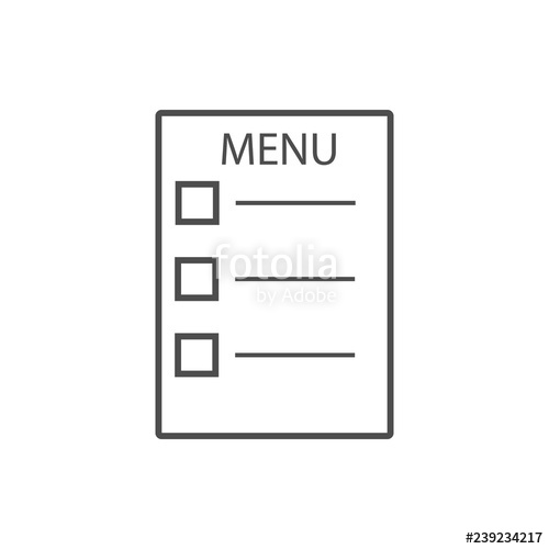 500x500 Restaurant Menu Icon Element Of Web For Mobile Concept And Web