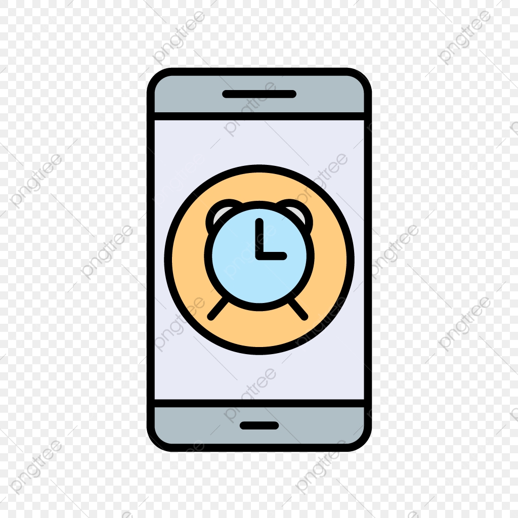 1024x1024 Vector Alarm Mobile Application Icon, Alarm, App, Mobile Png