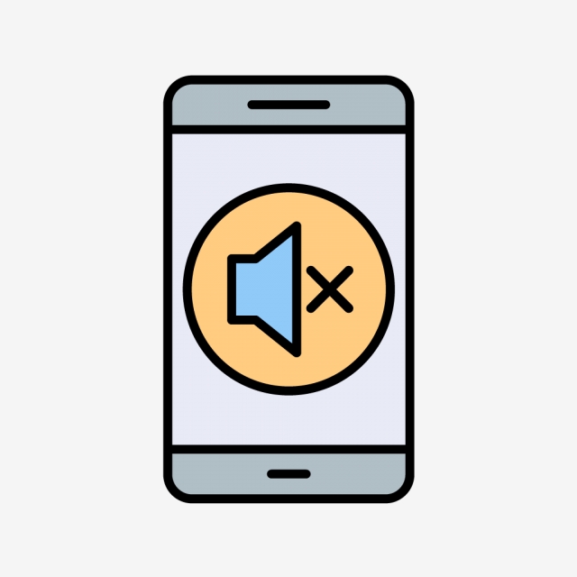 640x640 Vector Silent Mobile Application Icon, Silent, App, Mobile Png