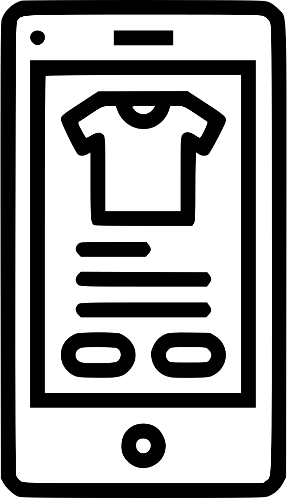 566x980 Mobile Application App Online Store Shop Garment Product Png