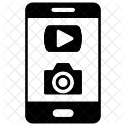 256x256 Mobile Apps Icon Of Glyph Style