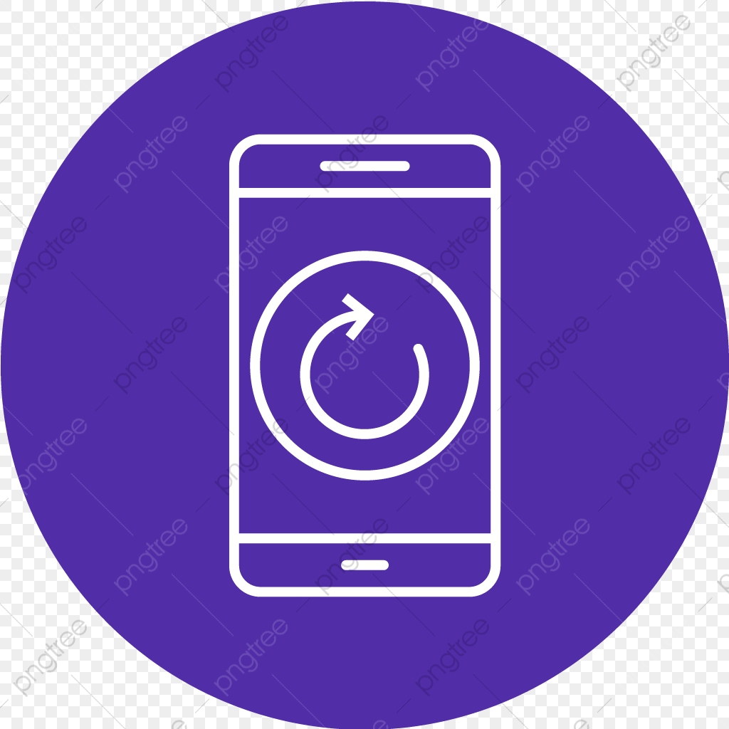 1024x1024 Vector Reset Mobile Application Icon, Reset, App, Mobile Png