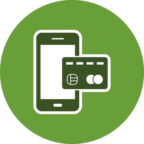 490x490 Mobile Banking Vector Icon