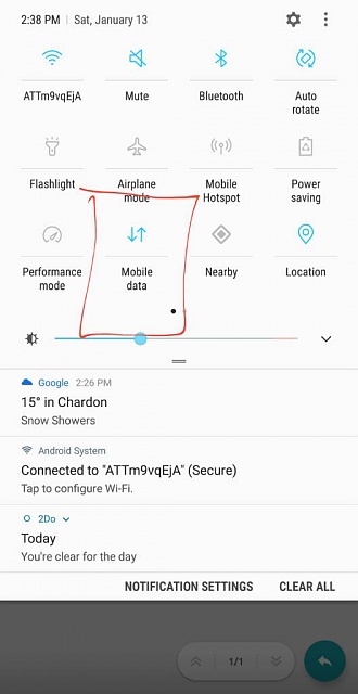 330x640 Mobile Data Icon In Toggle