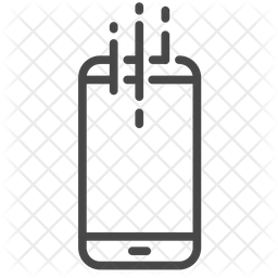 256x256 Mobile Data Icon Of Line Style