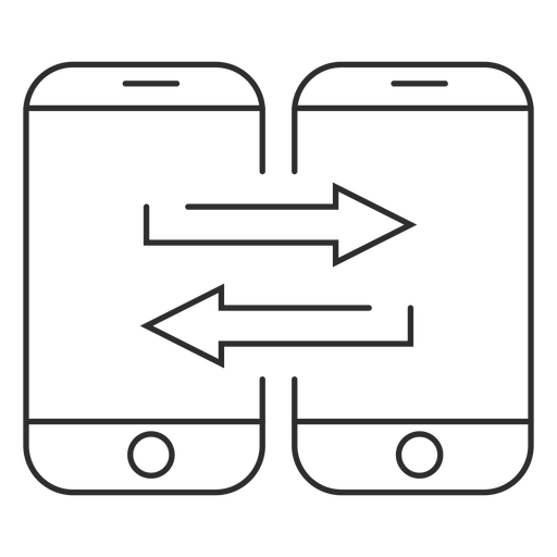 512x512 Mobile Data Transfer Icon
