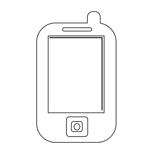 Mobile Phone Icon Vector 490x490 Mobile Phone Icon Vector