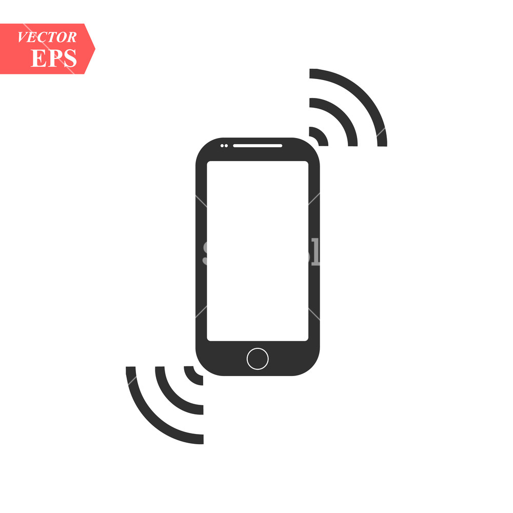 Smartphone Mobile Device Ringing Or Vibrating Flat Icon For Apps 1000x1000 Smartphone Mobile Device Ringing Or Vibrating Flat Icon For Apps