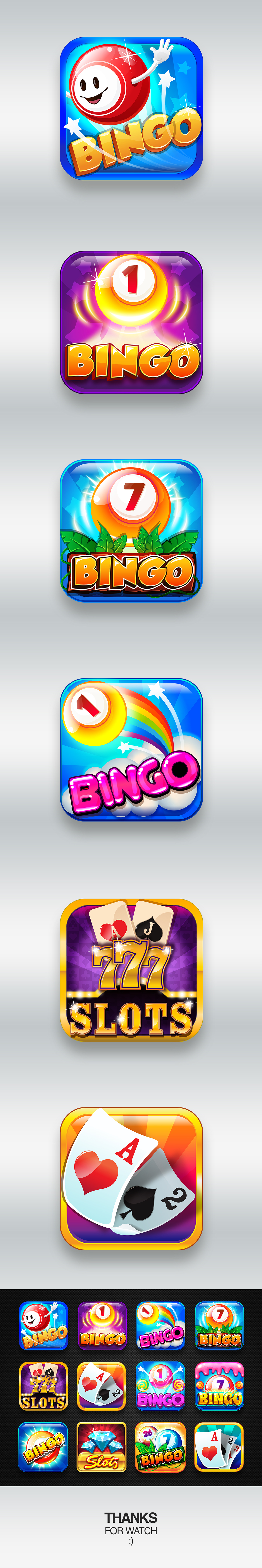1200x7164 Mobile Game Icons Design On Behance