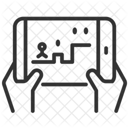 256x256 Mobile Game Icon Of Line Style