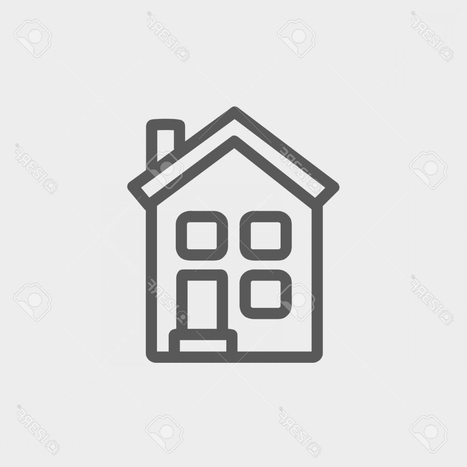 1560x1560 Photostock Vector Home Icon Thin Line For Web And Mobile Modern