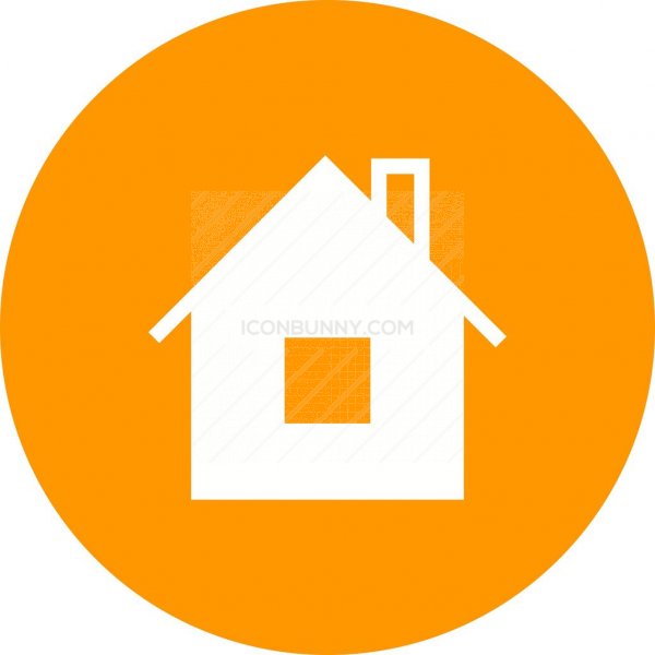 600x600 Home Flat Round Icon