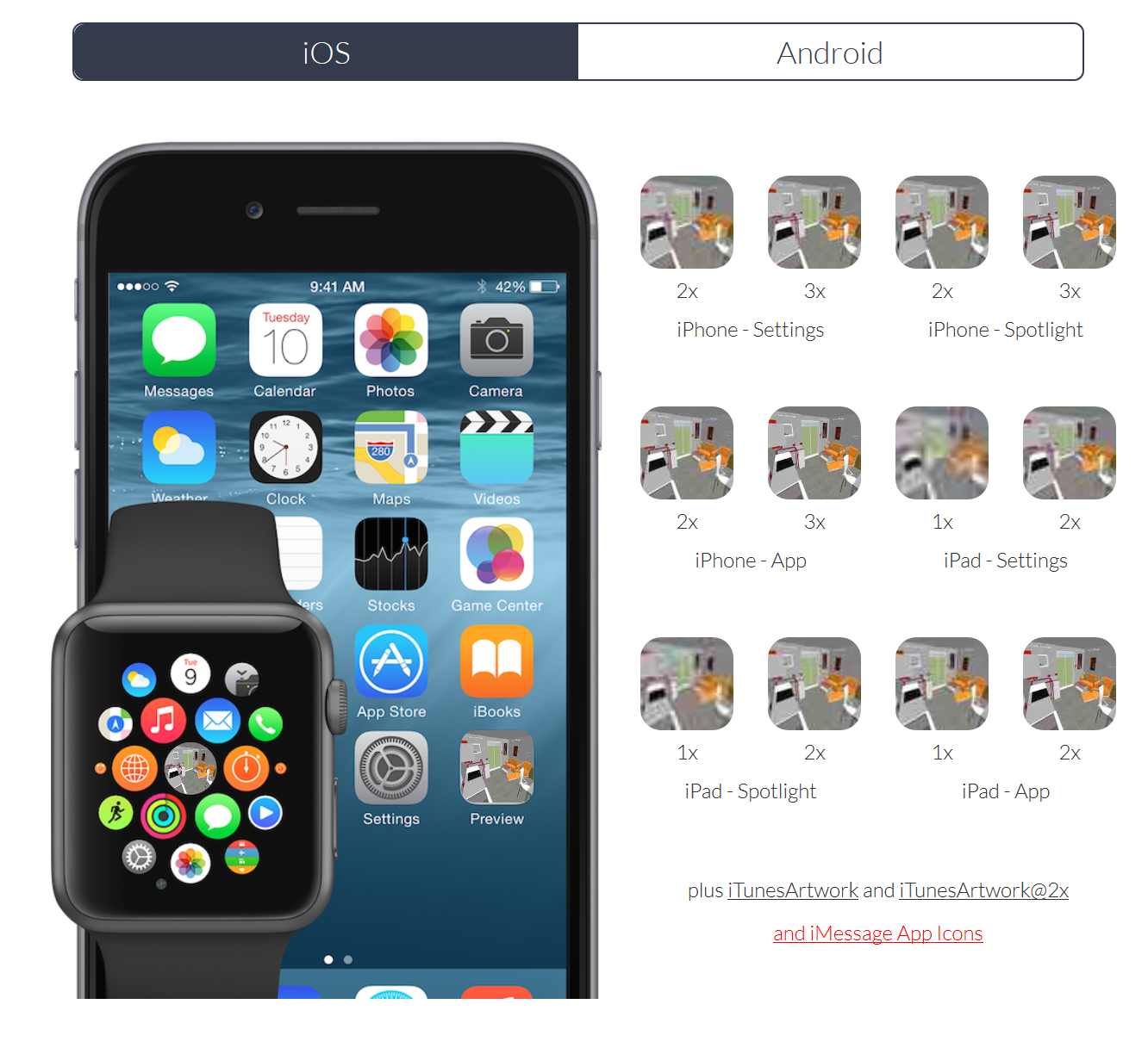 1332x1224 Icon Generator