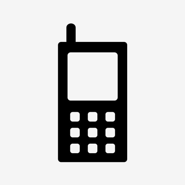 640x640 Vector Cell Phone Icon, Phone, Phone Icon, Mobile Icon Png