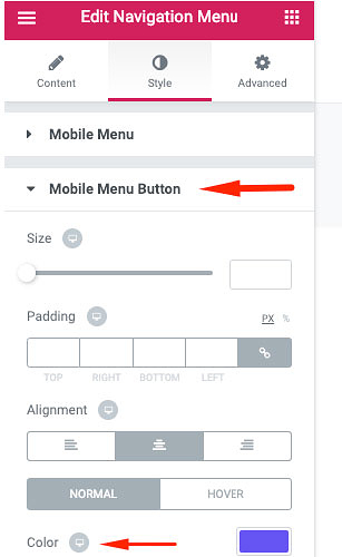307x500 How To Change Color Of Mobile Menu Icon