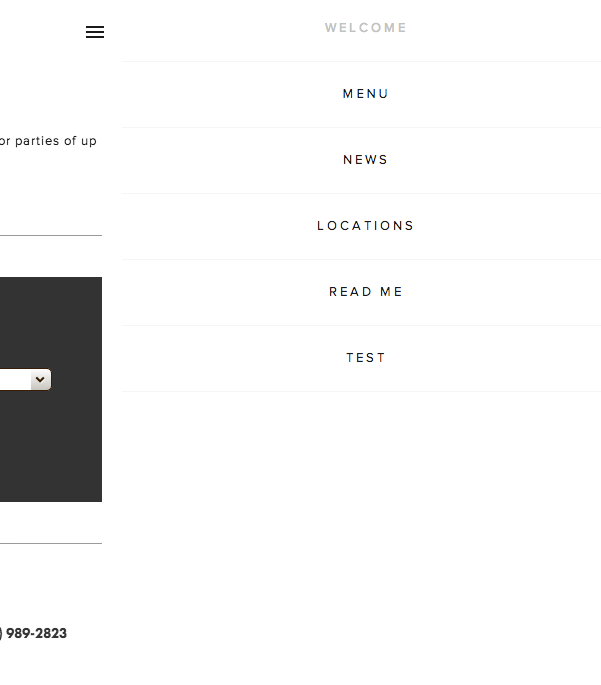 601x685 Marquee How Can I Display The Mobile Navigation Icon On Desktop