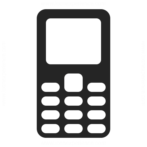 512x512 Mobile Phone Icon Iconexperience